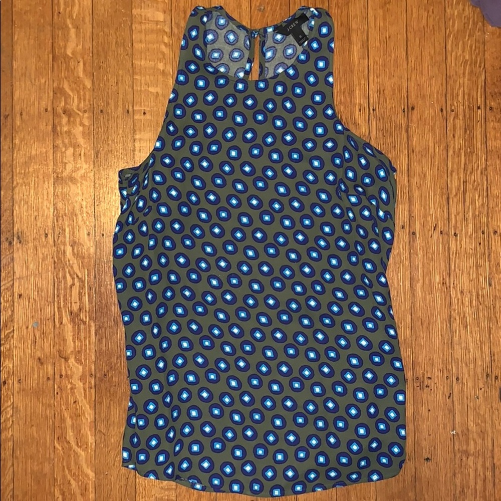 Jcrew patterned tank top